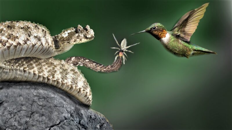 spider-tailed horned viper