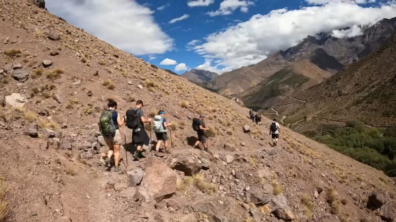 Mount Toubkal trek is a physically demanding activity