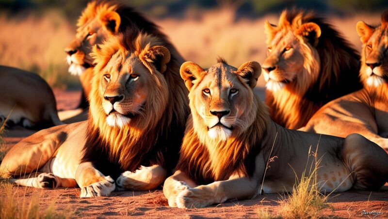 serengeti lions